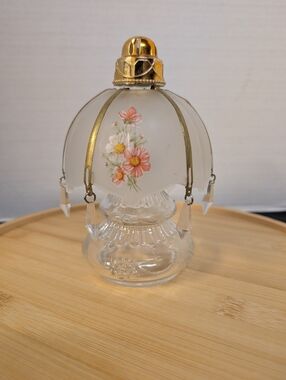 Vintage Retro  Avon glass fairy lamp scent diffuser vanity bedroom home decor